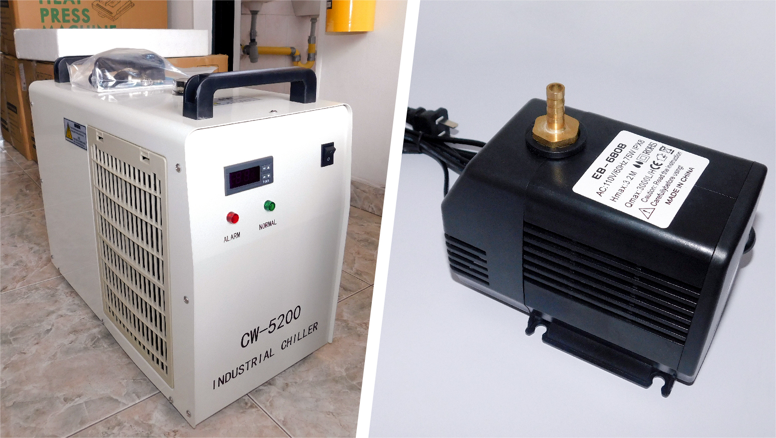 Chiller Industrial Bomba de agua